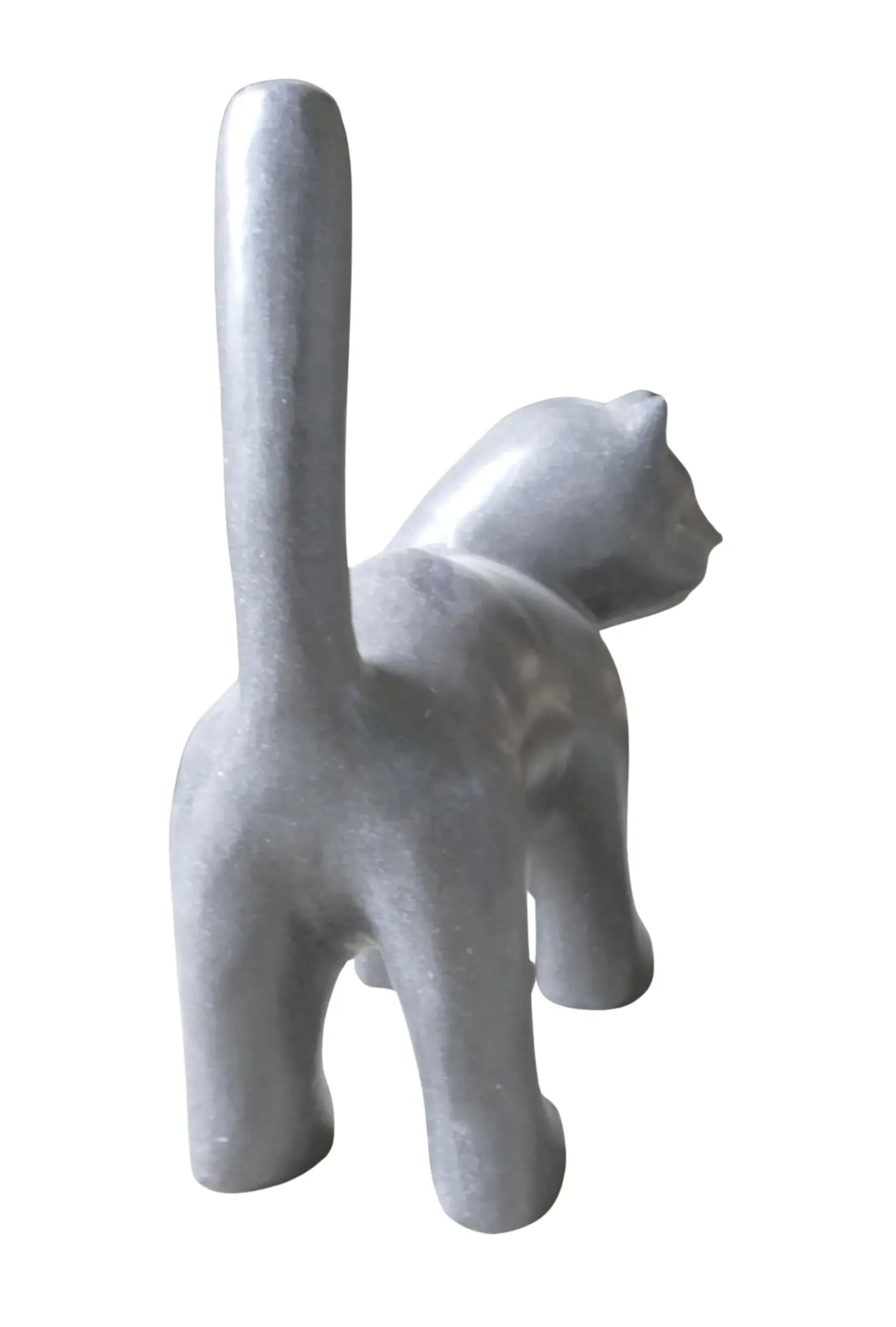  Product image 7 of the product “Cat, 63cm Height | Terazzo, Black color ”